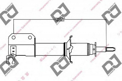 DJ PARTS ds1339gs -  Амортизатор